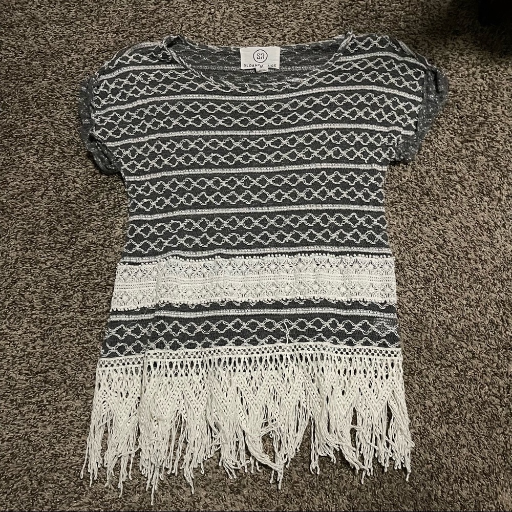 Sloane Rouge Sz M knit top